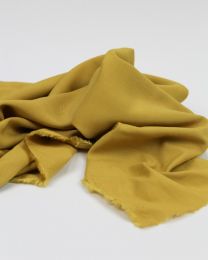 Viscose Challis Lawn Fabric - Mustard