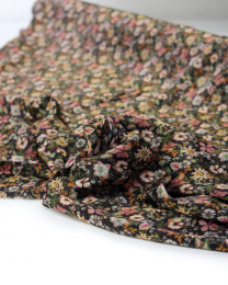 Viscose Satin Fabric - Passion Flower Mini