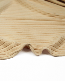 Wide Rib Cotton Jersey Fabric - Honeycomb