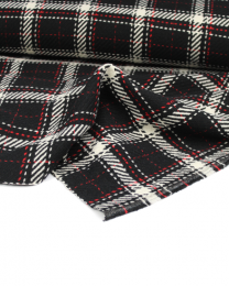 Wool Coating Fabric - Bexley Plaid