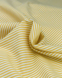 Yarn Dyed Cotton Fabric - 3mm Stripe Ochre
