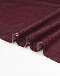 Yarn Dyed Stretch Denim Fabric - Sangria