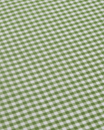 Yarn Dyed Cotton Fabric - 3mm Gingham Matcha