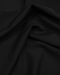 Poly Viscose Fabric - Black