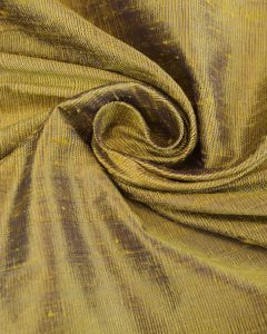 Indian Shot Silk Dupion Fabric - Gold & Royal Blue