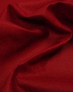 Wool & Viscose Felt Fabric - Cherry Red