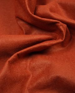 Wool & Viscose Felt Fabric - Terracotta