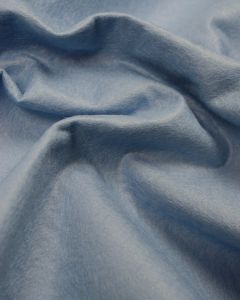 Wool & Viscose Felt Fabric - Light Blue