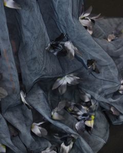 REMNANT 3D Floral Double Tulle Fabric - 170cm x 140cm