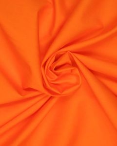 Cotton Poplin Fabric - Orange