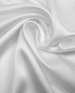 Luxury Crepe Back Satin Fabric - White