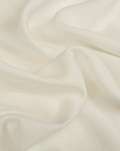 Stretch Viscose Crepe Fabric - Ivory