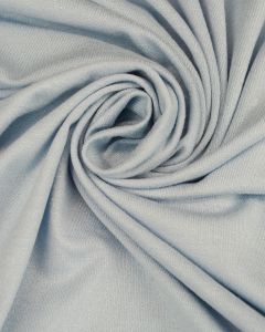 REMNANT Pale Blue Viscose Crepe Jersey Fabric - 130cm x 150cm