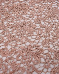 REMNANT Tea Rose Guipure Lace Fabric - 80cm x 122cm