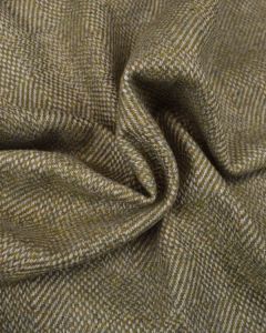 Pure Wool Suiting Fabric - Patch Weave Olive