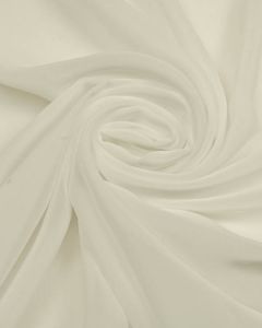 Polyester Georgette Fabric - White