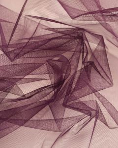 Shimmer Tulle Fabric - Plum Purple