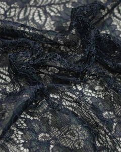 Corded Lace Fabric - Petrol Blue