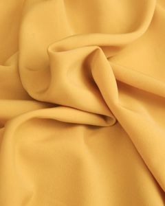 Luxury Crepe Fabric - Mustard Yellow
