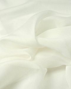 Luxury Polyester Chiffon Fabric - Ivory