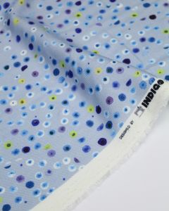 Viscose Twill Fabric - Lava Bubble Blue