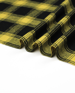 Brushed Cotton Flannel Fabric - Ernie Plaid