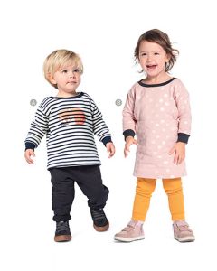Burda Kids Sewing Pattern 9273 - Toddler Sweater & Sweater Dress