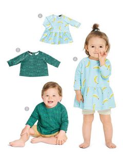 Burda Kids Sewing Pattern 9277 - Babies' Top & Dress