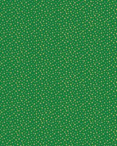 Christmas Patchwork Fabric - Christmas Essentials - Tiny Star Green