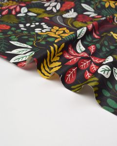 Christmas Teflon Tablecloth Fabric - Winter Forest