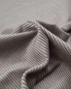 REMNANT Abalone Grey Corduroy Fabric - 100cm x 144cm