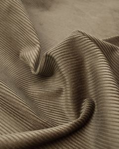REMNANT Oak Brown Corduroy Fabric - 100cm x 148cm