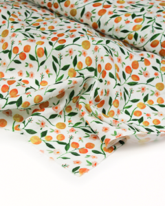 Cotton Double Gauze Fabric - Peach Blossom