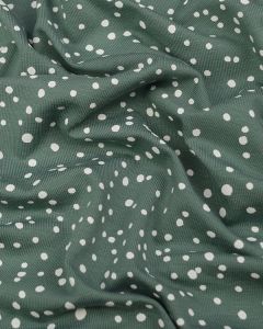 Cotton Jersey Fabric - Autumn Spot - Sage