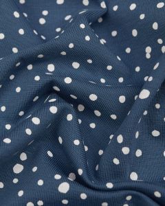 Cotton Jersey Fabric - Autumn Spot - Huckleberry