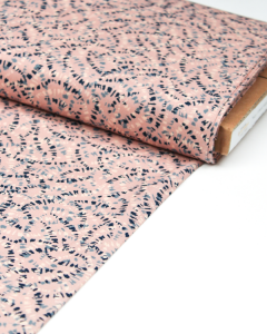 Cotton Poplin Fabric - Woodland Notions - Brush Marks Shell