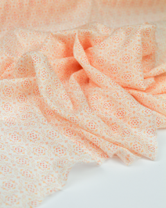 Cotton Voile Fabric - Sevilla Peach