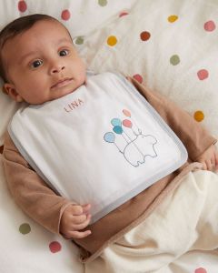 DMC Gift of Stitch - Hippo Baby Bib Embroidery Kit