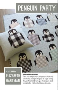 Elizabeth Hartman - Patchwork Quilt Paper Pattern - Penguin Party