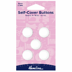 Self-Cover Buttons - Nylon - 18mm
