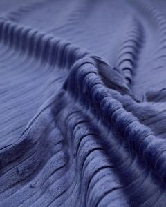 REMNANT Blueberry High Low Jumbo Cord Fabric - 100cm x 150cm
