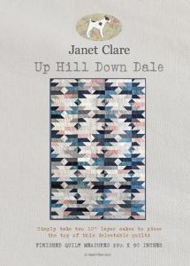 Janet Clare - Patchwork Quilt Paper Pattern - Up Hill Down Dale