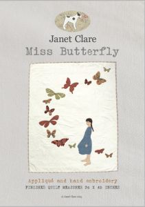 Janet Clare - Applique Quilt Paper Pattern - Miss Butterfly