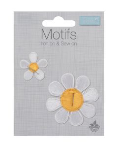 Iron-On Motif Patch - Daisies