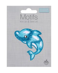 Iron-On Motif Patch - Dolphin