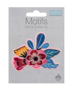 Iron-On Motif Patch - Flowers