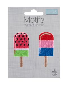 Iron-On Motif Patch - Ice Lollies