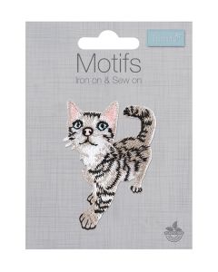 Iron-On Motif Patch - Kitten