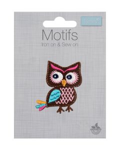 Iron-On Motif Patch - Little Owl