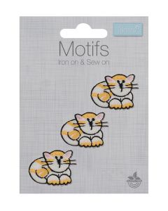 Iron-On Motif Patch - Tiny Cats